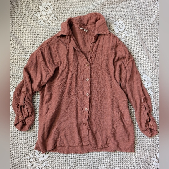 Folk Button down Shirt size Small - Picture 1 of 7